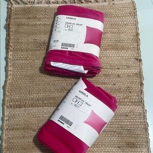 IKEA Pink Plush Pillows